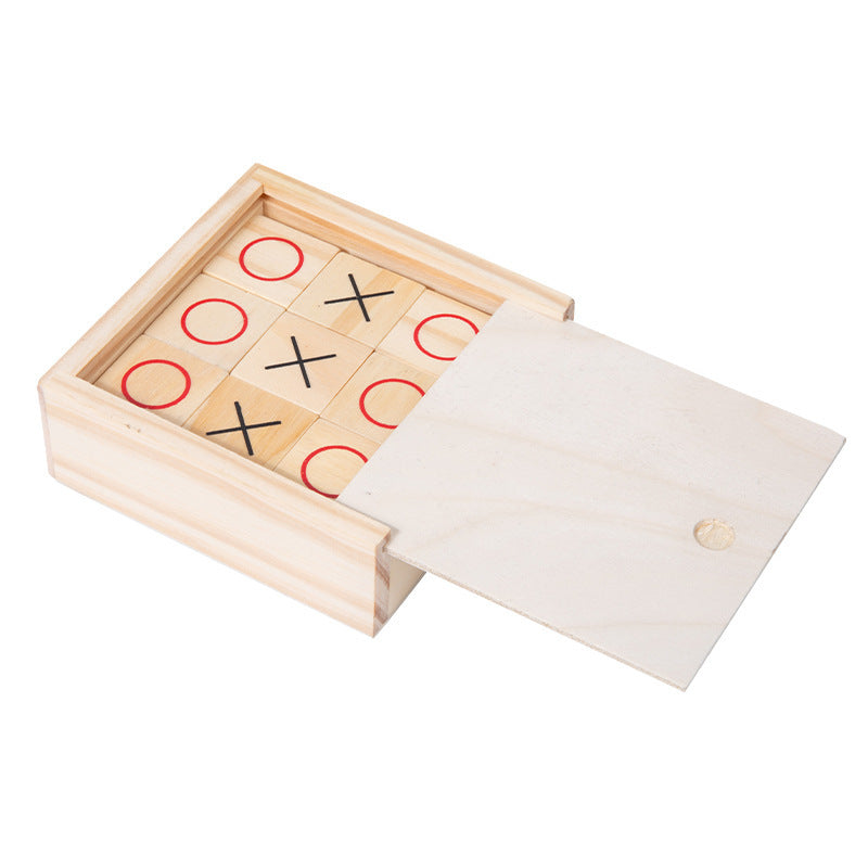 Houten Boter-Kaas-en-Eieren Spel – Educatief & Interactief