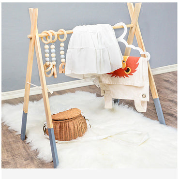 Houten Babygym – Minimalistisch Speelrek voor Baby’s