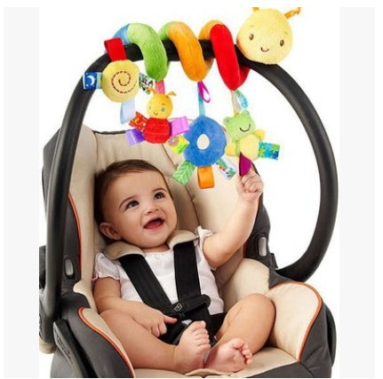 Pluche babyramelaar – schattige hangspeeltjes voor kinderwagen of wieg