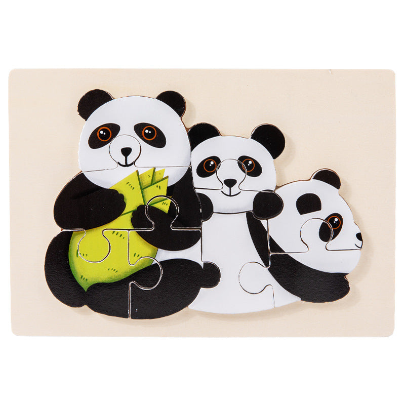 Dierenfamilie 3D Blokkenpuzzel – Leren & Spelen in Één!