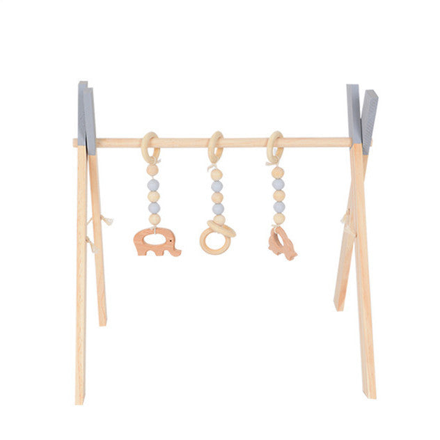 Houten Babygym – Minimalistisch Speelrek voor Baby’s