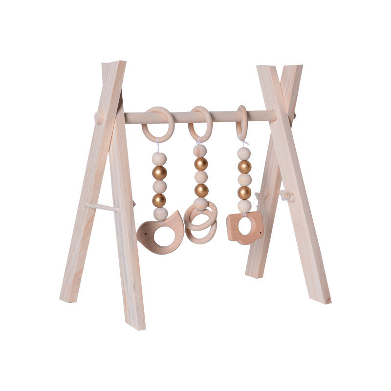 Houten Babygym – Minimalistisch Speelrek voor Baby’s